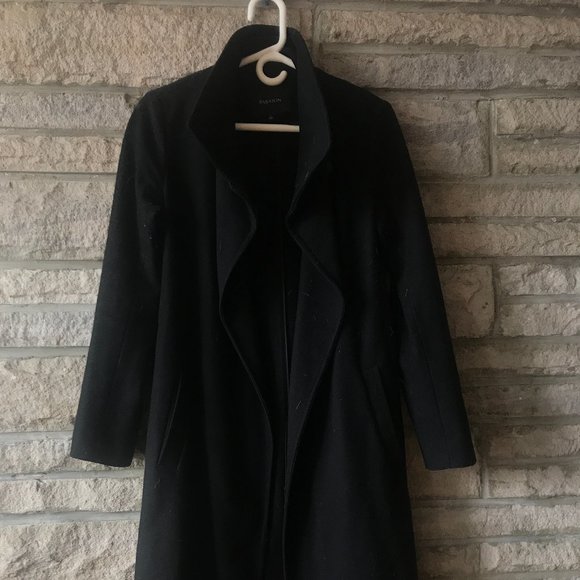 Artizia Babaton Tie-Up Black Trench Coat - Picture 2 of 7